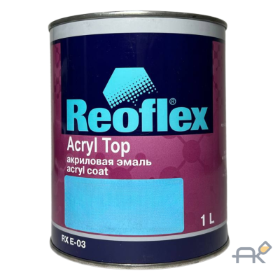 Акриловая эмаль Acryl Top (1л) Reoflex Fine Silver 002